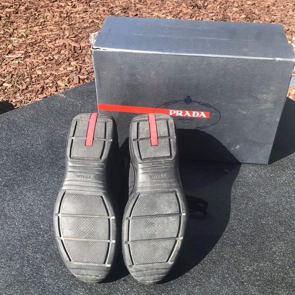 Prada men’s shoes size 8 us new worn once - Picture 4 of 4